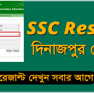 SSC Result 2021 Dinajpur Board