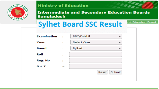 Sylhet Board SSC Result 2022