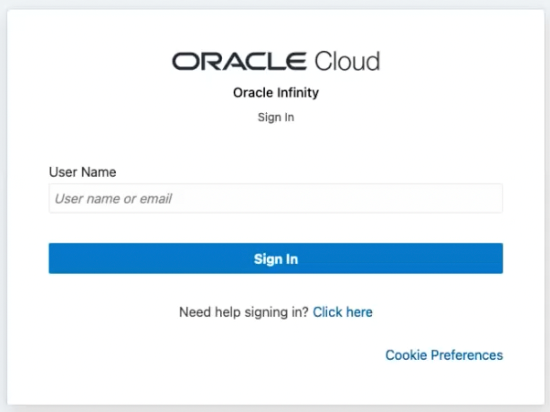 Hcm Oracle Cloud Login