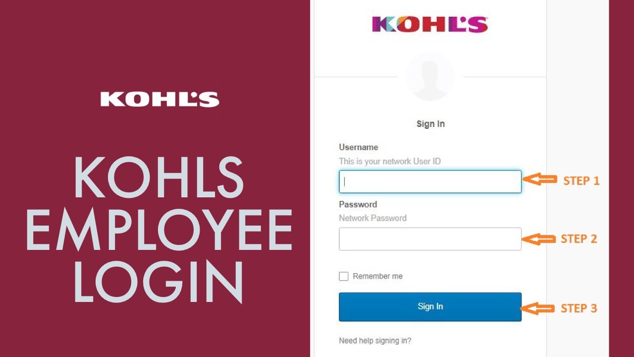 Kohls Employee Login